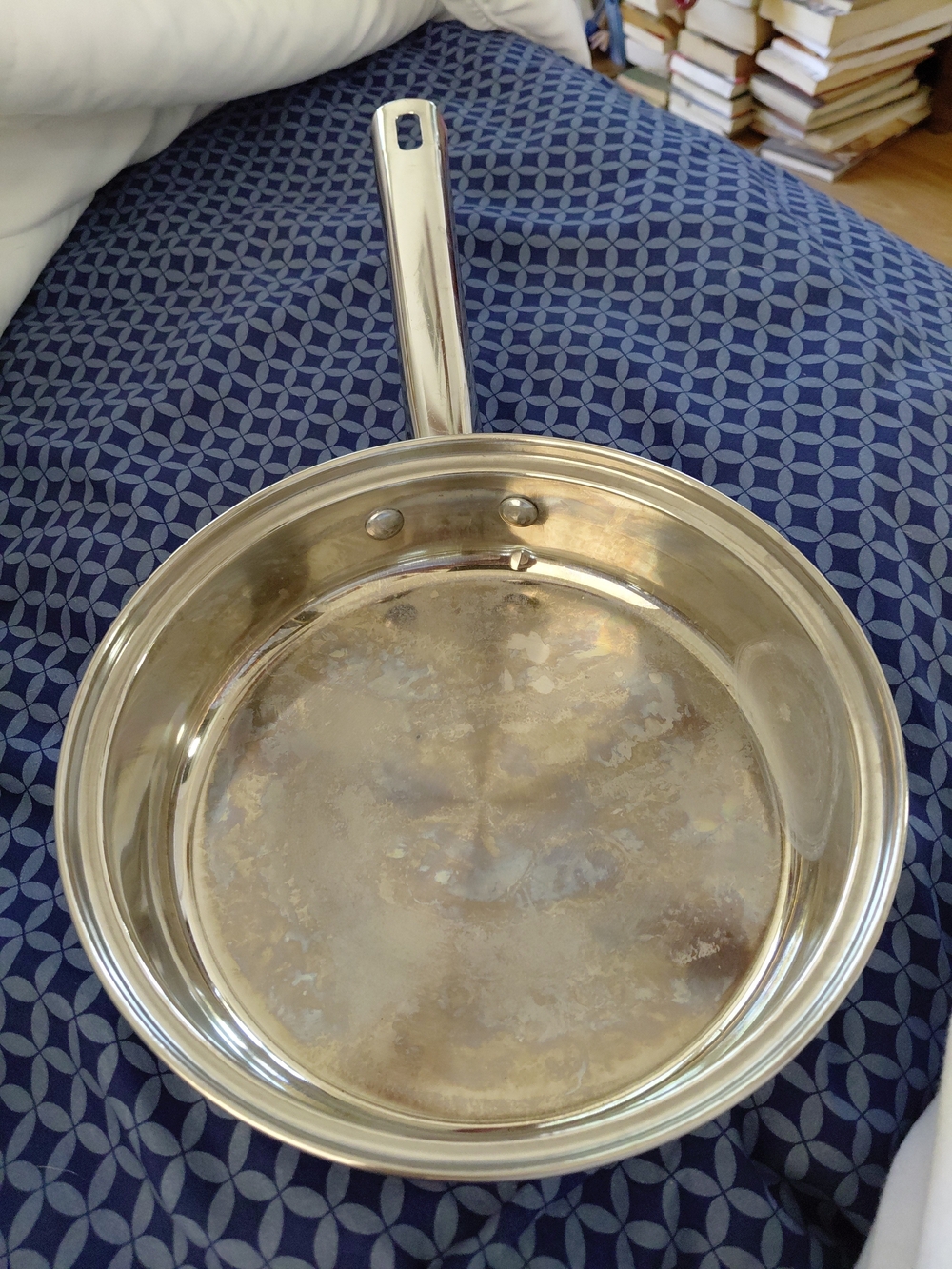Heavy Duty 8.5 Inch Stainless Steel Fry/Saute Pan
